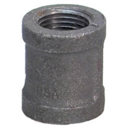 Anvil 8700133104 .5 in. Malleable Iron Pipe Fitting Black Coupling 221408